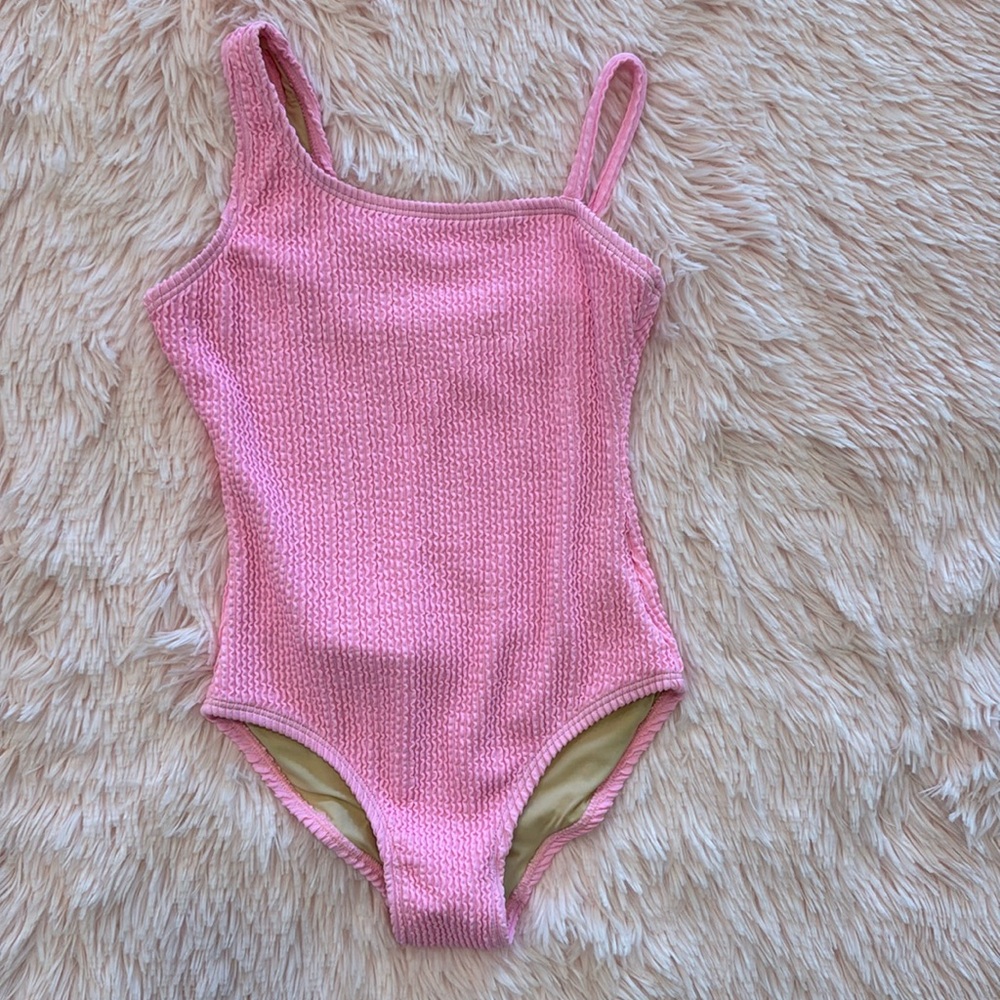 Shade Critters Pink Crinkle One Piece Swimsuit